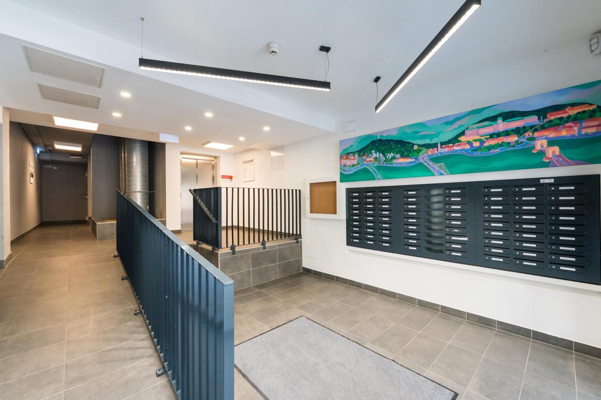 Brand New Modern Apartment-2 Rooms-Balcony-Garage Budapest Bagian luar foto