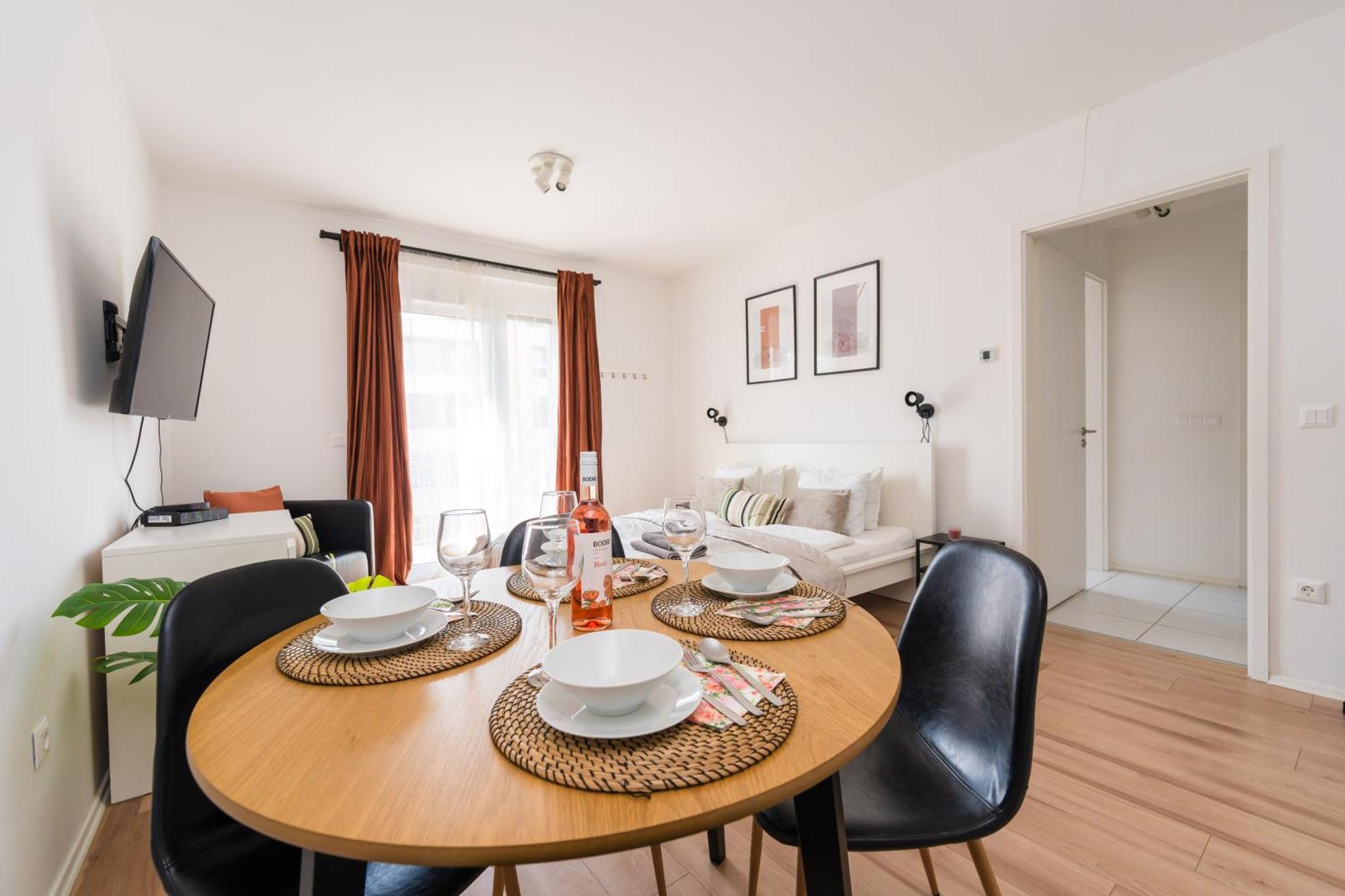 Brand New Modern Apartment-2 Rooms-Balcony-Garage Budapest Bagian luar foto