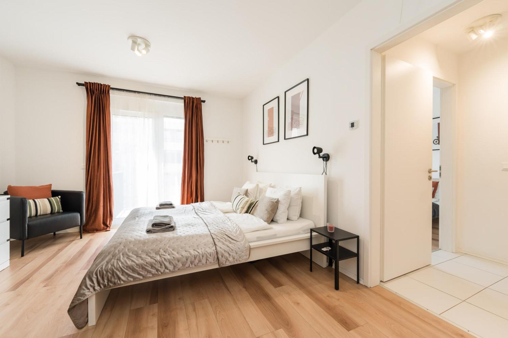 Brand New Modern Apartment-2 Rooms-Balcony-Garage Budapest Bagian luar foto